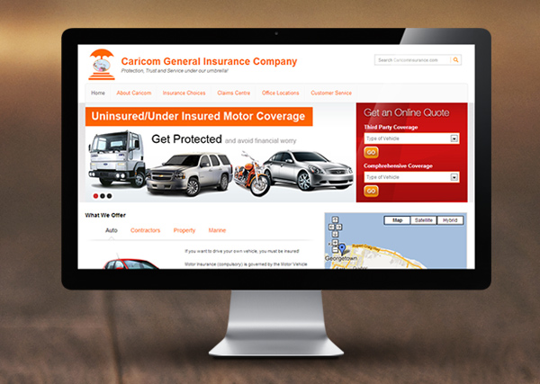 Caricom Insurance Website